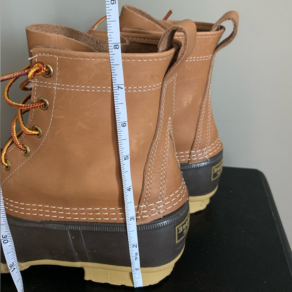 L.L. Bean Bean boots duck boots 8 inch tall outdoor rain size 9 EUC - Picture 9 of 11